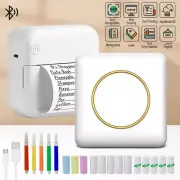 Mini Portable Thermal Printer Instant Sticker Printer Printing Inkless Wireless