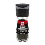 McCormick Black Peppercorn Grinder, 1 Ounce