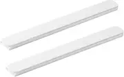 SEWACC 1Pair Self Adhesive Drawer Slides Plastic Guide Rails for Kitchen Cupboard Easy Installation Punch Design Durable and Lightweight Drawer Replacement Parts