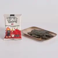 在飛比找momo購物網優惠-【K WOOKS】韓國海苔夾心餅乾-辣味雞18gx3包(零食