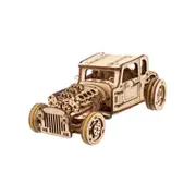207pc Ugears Hot Rod Furious Mouse Mechanical DIY Wooden 3D Puzzle/Model Set 14+