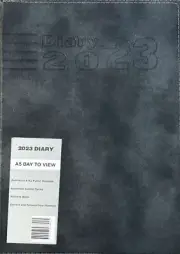 A5 Day to view A Page 2023 Year Diary Planner Calendar Jan-Dec 2023