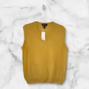 Toscano Mens Merona Wool Vest NWT size Large Made in Italy