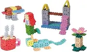 Waffle Blocks Mini - Creativity Building Sensory Toy Dexterity Fine Motor Skills - Flexible Pastel Blocks (500)