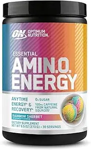 OPTIMUM NUTRITION Amino Energy, Rainbow Sherbert, 30 Servings, 270g