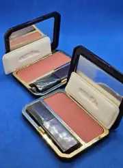 L'Oreal VISUELLE Soft Blendable Pressed Powder Blush w/ Brush POPPY .3oz (LOT/2)