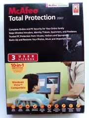 McAfee Total Protection 2007 (10-in-1 Protection) for up to 3 PCs