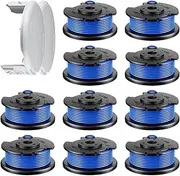 Rukjmqi Auto Feed String Trimmer Spool - Autofeed Trimmer Lines Replacement Spool and Cover,Heat-Resistant Grass Wacker Accessory for String Brush Cutters Cordless Electric Trimmers Home Landscaping