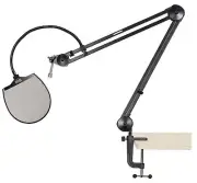 Samson MBA38 38" Microphone Boom Arm Studio Podcast USB Mic Stand+Pop Filter