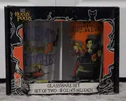 Hocus Pocus Pint Glass Glassware Set Halloween 16 Oz Sanderson Sisters New