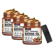 3x Organic Batana Oil for hair growth 100% Pure And Natural Batana Oil For Treating Hair Loss Anti-Breakage Hair