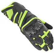 Bogotto Veloce Motorcycle Gloves, black-yellow, Size S for Women Black Yellow
