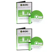 2x Moki DVD/CD/Laptop/Game Console Lens Head Cleaner Kit with Brush Disc/Fluid