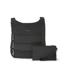 NWT-Baggallini- charcoal (gray)Big Zipper Bagg With RFID