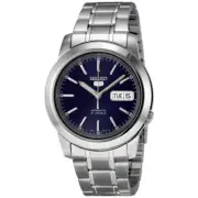 New Seiko 5 Automatic Day Date Blue Dial Men's Watch SNKE51