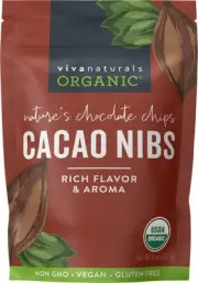 Organic Cacao Nibs, Keto Vegan, Unsweetened Chocolate Substitute, Gluten-Free