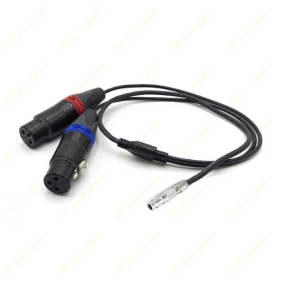 ARRI ALEXA Mini/RED KOMODO-X/V-RAPTOR XL Cable 00B 5 Pin To 2 * XLR 3Pin Female
