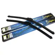 2x Soft / Flat Windshield Wiper Blade 600/550mm for Peugeot 406