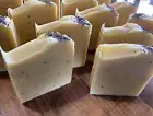 3 x Shea Butter Organic Coconut Oil Natural Vegan Handmade Soap - Orange