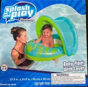 Splash & Play by Bestway Baby Care Blue Pool Float With Cover (1-2y) NIB
