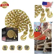 Heavy Duty Grade 70 Binder Chain with Clevis Grab Hooks - 6,600 lb Capacity