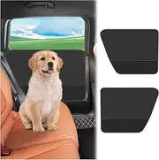 SSNNUU 2PCS Car Door Protector for Dogs with Net Storage Pockets,Anti Scratch Dog Car Door Protector Installation on Window,Universal Interior Accessories Door Covers for Dogs