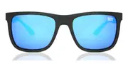 Superdry SDS RUNNERX Polarized 165P Men's Sunglasses Black Size 56