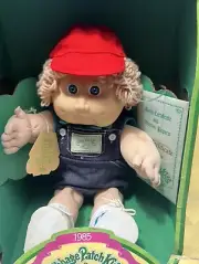 RARE! Vintage Cabbage Patch Kids Doll 1985 "Dean Lesley” w/ Birth Certificate