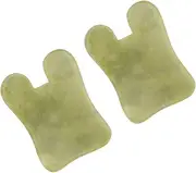 CALLARON 2Pcs Jade Scraping Board Massage Tool Smooth Surface for Skin Care Promotes for Friends and Family