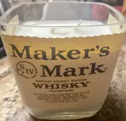 Original Makers Mark bottle Candle Great Gift! for the Bourbon Lover!Free Ship!