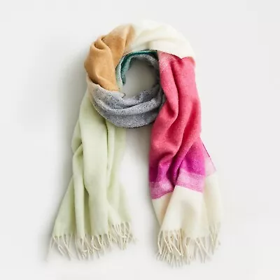 J.Crew Scarf with Ombré Stripes | Made in Italy