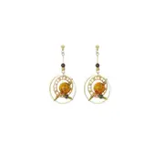 Handmade Industrial Style Abstract Geometric Earrings Bubble Niche Earrings
