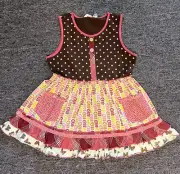 NWT Matilda Jane Full Bloom Mixed Print Heart to Heart Top Size 12
