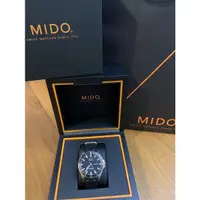 在飛比找蝦皮購物優惠-MIDO 美度 海洋之星 玫瑰金錶面 黑色錶帶9.9成新