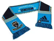 Adidas VINTAGE PHILADELPHIA UNION FAN SCARF-jersey MLS USA soccer Football~OSFA~