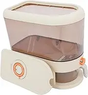 STOBAZA Rice Bucket Grain Dispenser Airtight Storage Container Kitchen Storage for Flour Easy Clean Operation