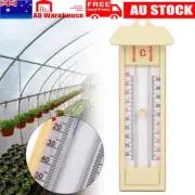 Max-Min Press Thermometer Monitor Tool -50 to 40 Celsius Garden Greenhouse