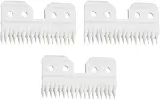 3PCS Fast Feed Ceramic Blades Replacement Blades for Oster Fast Feed Clipper A5 Grooming Clippers