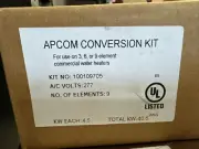 100109705 Kit, Conversion, 9 Elements, 4500w/277v, Apcom Water Heater