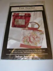 UNCUT THE NAOMI PURSE TOTE BAG SHOPPING INDYGO JUNCTION SEWING FABRIC PATTERN