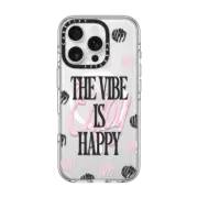 iPhone 16 Pro Clear Case MagSafe Compatible The Vibe Is Happy, Enjoy!
