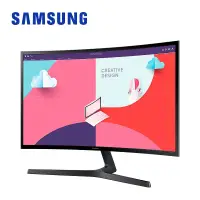 在飛比找松果購物優惠-Samsung 24吋 1800R曲面顯示器 S24C366