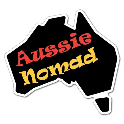 AUSSIE NOMAD CAR UTE STICKER Aussie Car Flag 4x4 Funny Ute #6540EN