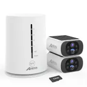 ANRAN 2 WiFi Solar Camera 64GB 4MP UltraHD Wireless Security System Camera