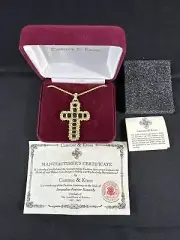 Camrose and Kross Jacqueline Kennedy Cross Necklace Jewelry