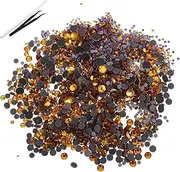 MOKKHNB 1 Set Flat Back Rhinestones with Picking Pen and Tweezer for DIY Crafts Nail Art Home Decor and Clothing Decoration Versatile Gems for Creative Projects