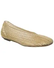 Victoria Beckham Lurex Mesh Ballet Flat Women's