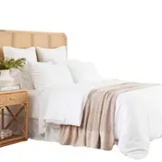Linen Cotton Cellular Blanket