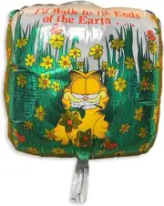 PMU Garfield Balloon I'd Walk to the End of the Earth 18 Inches Mylar