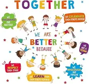IARTTOP Inspirational Saying Wall Decals for Classroom We are Better Positive Teamwork Stickers Colorful Team Work Friend Together Wall Art for School Office Nursery Decor
